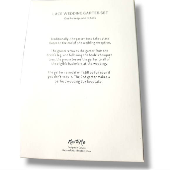 2 Lace Wedding Garters - BNIB - Picture 2 of 2